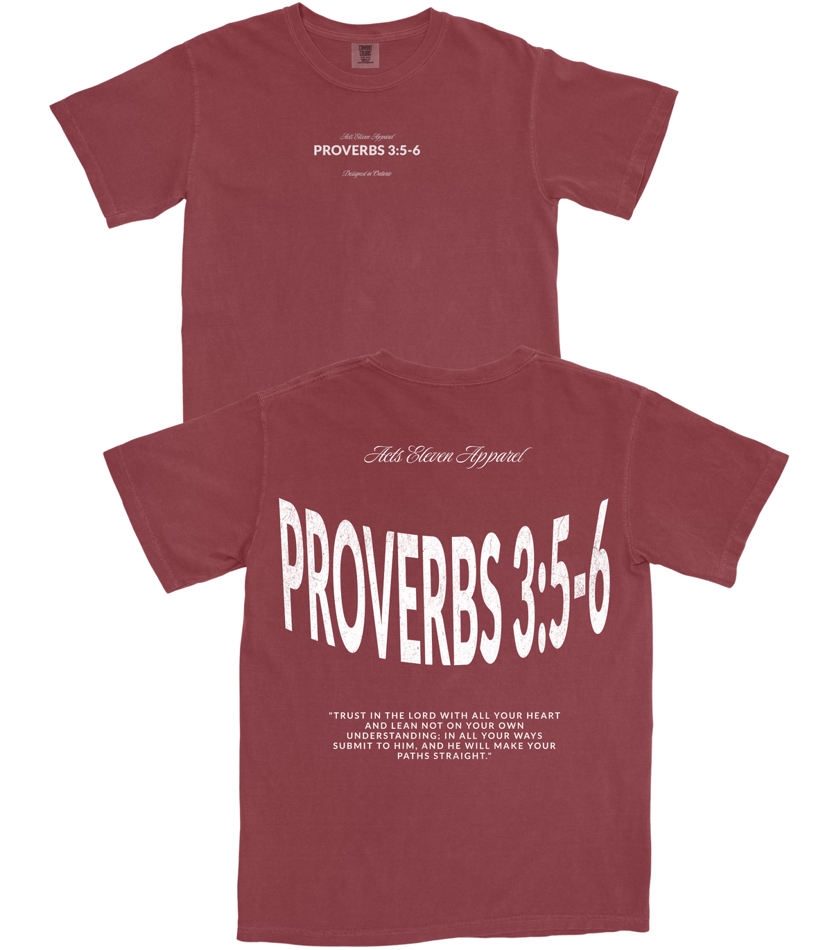 Proverbs 3:5-6 T-Shirt